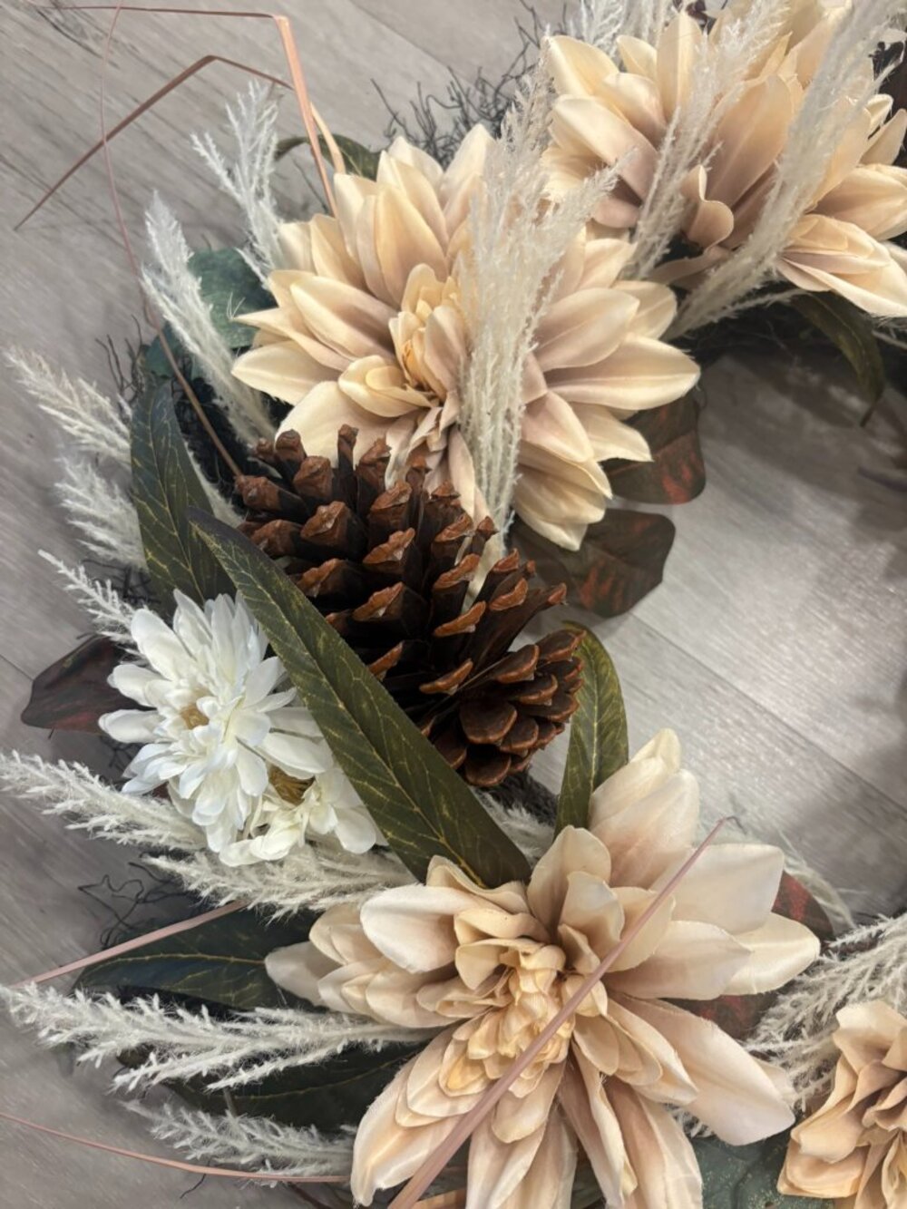 flower wreath home goods